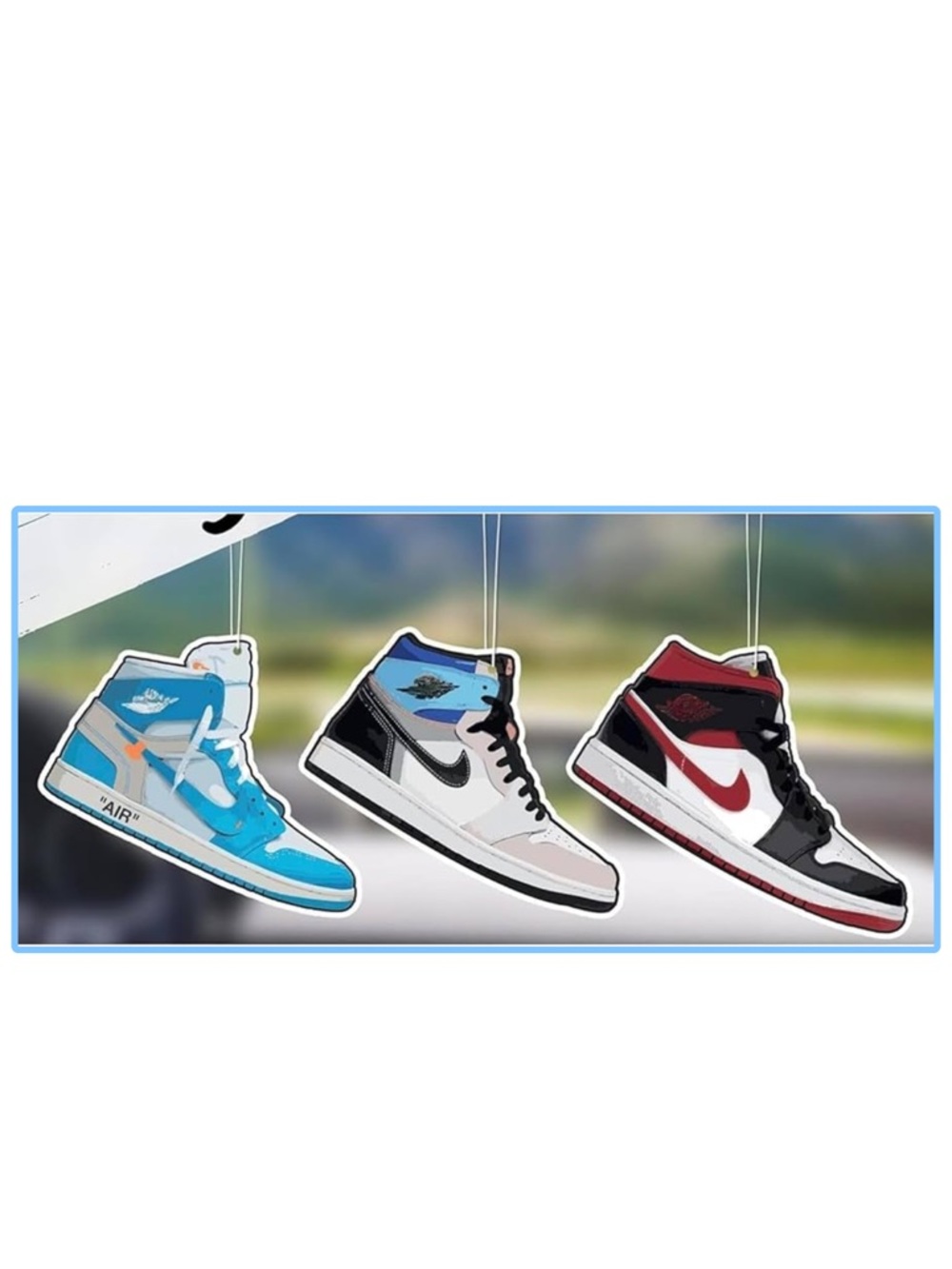 3Pcs Car Air Freshener, Car Accessories Sneaker